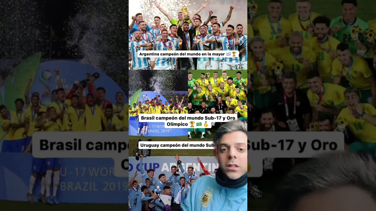 Sudamerica domina el fútbol ????????????????????????⚽️???? #deporte #futbol #argentina #uruguay #brasil