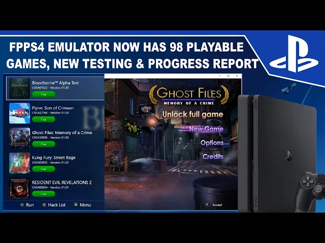 fpPS4 Emulator Now Has 98 Playable Games | New Testing February 2024