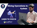 Free Python Tutorial Slicing Operations in Python Coding Blocks Junior