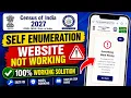 Fix Self Enumeration Website Something Went Wrong Problem Census 2027 Self Enumeration Not Working