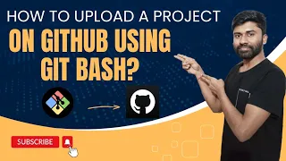 How to Upload a Project File to GitHub Using Git Bash GitHub Git Bash Git Commands 2024