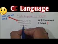 First C Program printf hello world in c Programming C Language