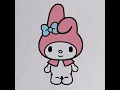 Download Lagu Full video in comments | How to draw My Melody #mymelody #shorts