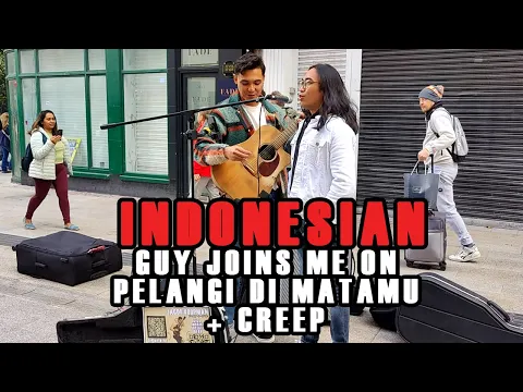 Download MP3 Busking: Pelangi di matamu + Creep feat. INDONESIAN GUY!