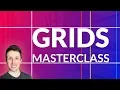 GRIDS MASTERCLASS How to Work with Grids Layouts and Design Responsively Tutorial