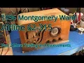 1936 Montgomery Ward 62 315 Part 3 of 4 Dial Repair Replace Parts and Power Up