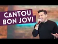 Lagu Belutti, dupla de Marcos, canta Bon Jovi no Faustão: \