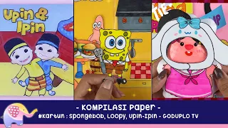 Kompilasi Paper LUCU!!!! Ada Spongebob, Loopy - GoDuplo TV