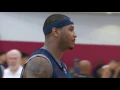 Carmelo Anthony Wired at Training Camp