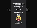 So I tried to copy paste the epic face in the comments