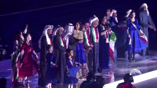 المجد هنا اغنيه افتتاح استاد جابر الدولي 