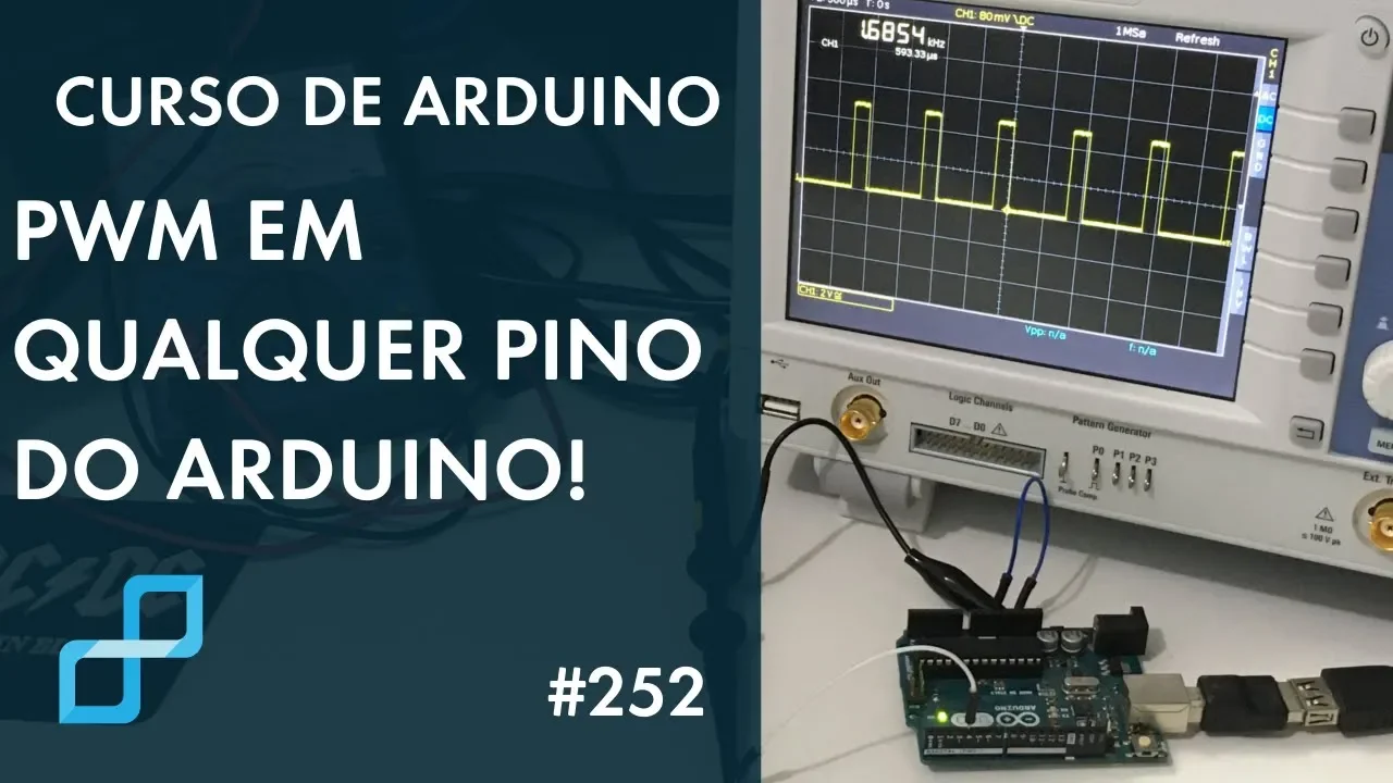 GERANDO PWM EM QUALQUER PINO DO ARDUINO! | Curso de Arduino #252