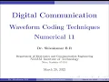 Waveform Coding Techniques Numerical 11 On Quantization