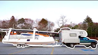 Will our truck pull this 29′ foldable Sailing trimaran?