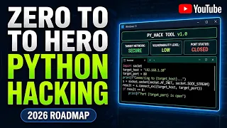 Master Ethical Hacking with Python in 2026 Start your Zero to Hero journey today