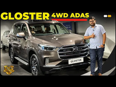 2023 Updated MG Gloster walkaround video in Hindi - Is it Better than 2023 Toyota Fortuner ?