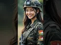 Download Lagu ATTRACTIVE FEMALE SOLDIER FROM MYANMAR #ai #soldier #femalesoldier #shorts #myanmar