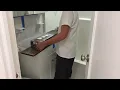 Unboxing Review of allen roth Kinsley 3-Light Nickel Vanity Light Bar