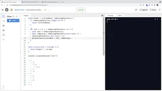 Helped a subscriber understand permutations recursive algorithm in Javascript
