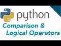 Comparison Logical Operators in Python Python Tutorial for Beginners Python Programming