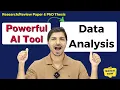 Powerful AI Tool for Statistical Data Analysis II Research Paper and Review Paper Using Julius AI