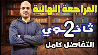مراجعة نهائية التفاضل كامل الصف الثاني الثانوي عام وازهر 2024 