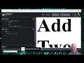Add Two Numbers A First-Timers Demo of HTML CSS and JavaScript