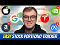 Build an Easy Stock Portfolio Tracker with Live Market Data in Google Sheets