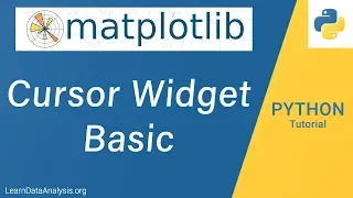 How to create and use the matplotlib Cursor widget in Python Python Data Visualization