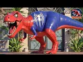 Download Lagu Heroes Reborn as Dinosaurs: Flash, Hulk,Deadpool, Spider-Man, Robot, \u0026 Venom Go Jurassic!