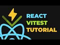React Vitest Tutorial Unit Testing con React Testing Library y Typescript