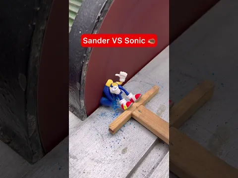 Sander VS Sonic 🦔 #sandervs #satisfying #sonic
