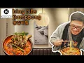Eating Korean Seafood Noodles - King Ribs Jjamppong