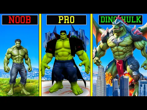 Video Thumbnail: HULK কে আপগ্রেড করলাম DINO HULK এ ! GTA 5