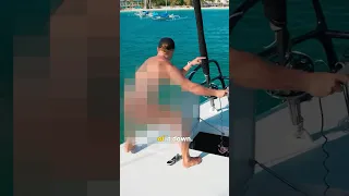 When the Boys Take Over… 😅 #sailing #trip