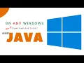 Java how to install How to download java latest version and how to install in any windows Hindi