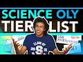 SCIENCE OLYMPIAD TIER LIST - Ranking the award difficulty in USAMO USACO USAPhO USABO and USNCO