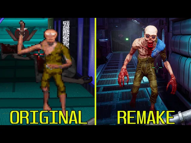 System Shock Remake vs Original Graphics Comparison