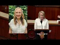 Budzinski Honors Emma Shafer