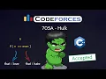 Codeforces 705A - Hulk Detailed C Solution TheCoDeveloper
