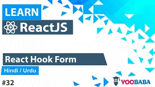 ReactJS React Hook Form Tutorial in Hindi Urdu
