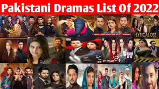 pakistani dramas list of 2022 pakistani dramas of 2022 five drama