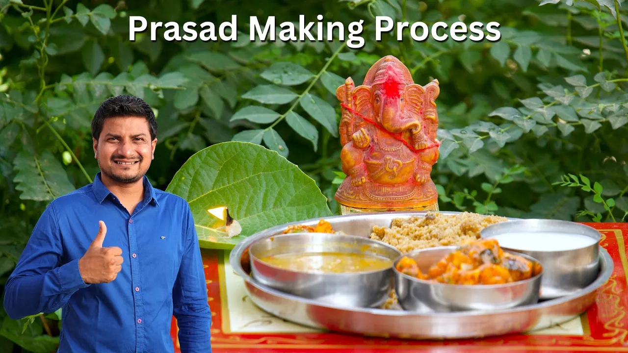 Cooking Prasad   Indian Countryside Food