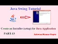 Create an Application Installer exe file for Java Application in Hindi Urdu