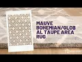 Mauve Taupe Area Rug