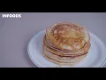 Easy Pancakes Recipe | How to Cook Pancakes | Soft and Fluffy Homemade Pancakes | Infoods