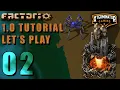 Factorio 1 0 Tutorial Lets Play EP2 - Starting Smelting Introduction Guide For New Players Gameplay