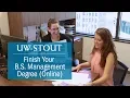 Finish Your B S Management Degree Online UW-Stout