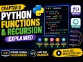 Python Functions Recursion Explained Python Tutorial for Beginners Chapter 8