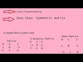 Java Program to Check if a Matrix is Skew-Symmetric